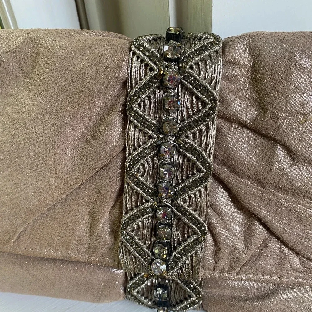Anthropologie Deepa Gurnani Leather Clutch Bag